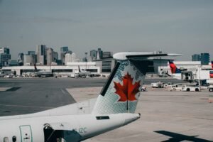 Photo air canada airport security process